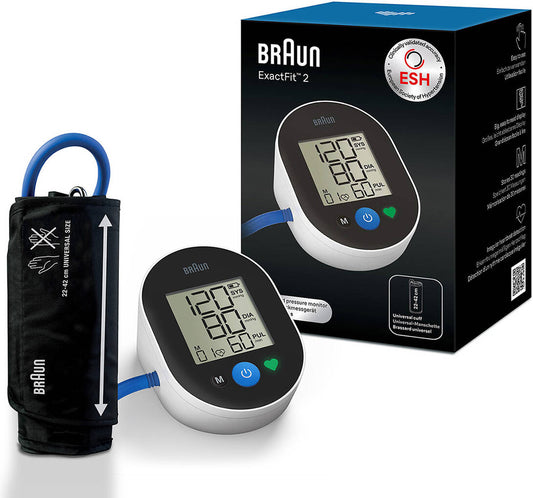 Braun ExactFit 2 Upper Arm Blood Pressure Monitor, BUA4050