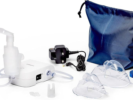 OMRON C803 Compressor Nebuliser, for Adults & Kids Silent Small Compact