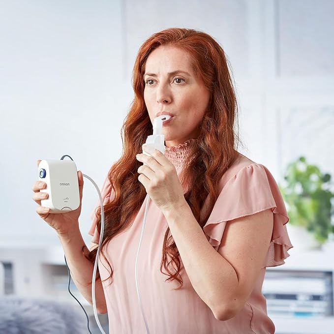 OMRON C803 Compressor Nebuliser, for Adults & Kids Silent Small Compact