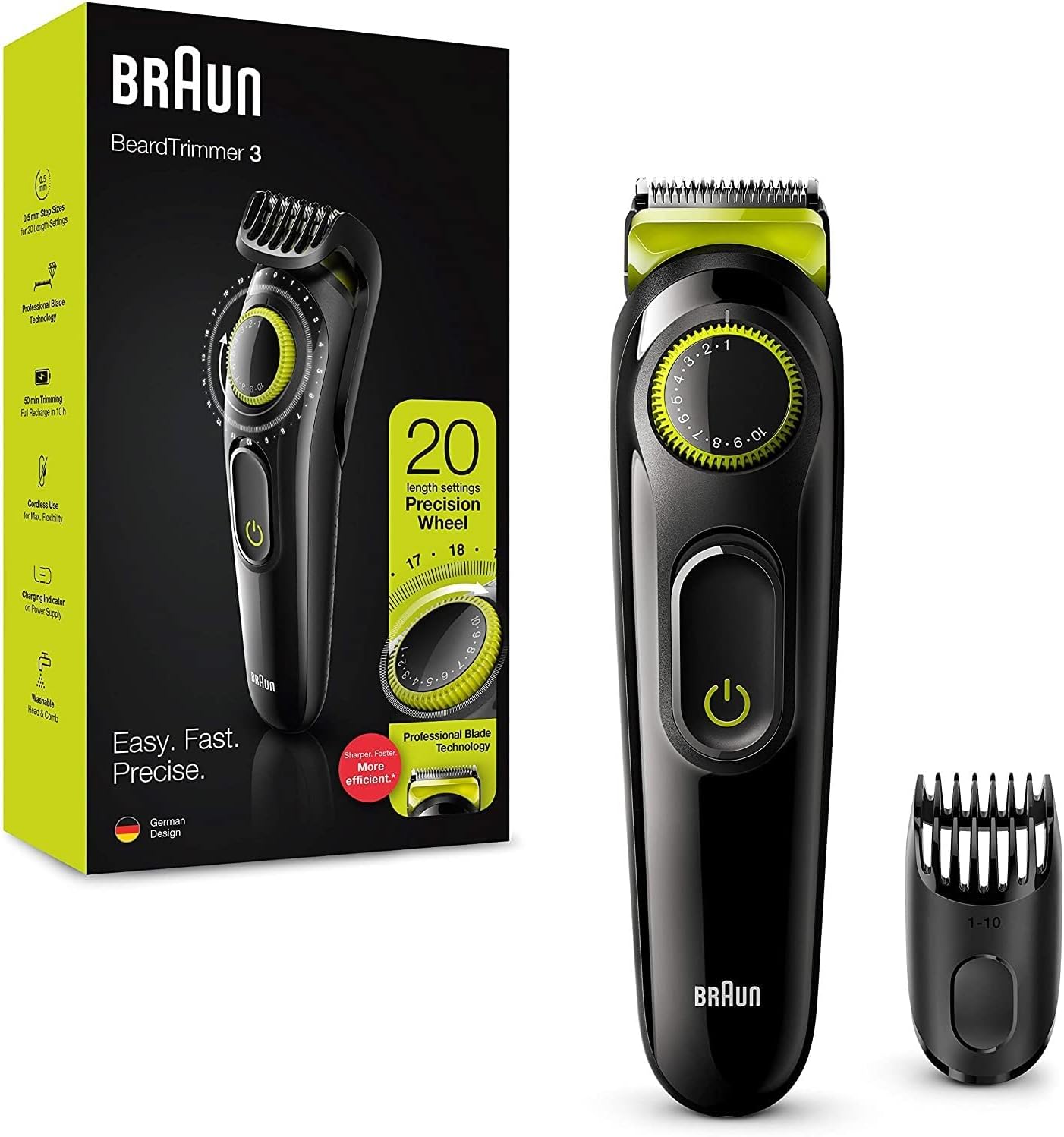 BRAUN BEARD TRIMMER BT 3221