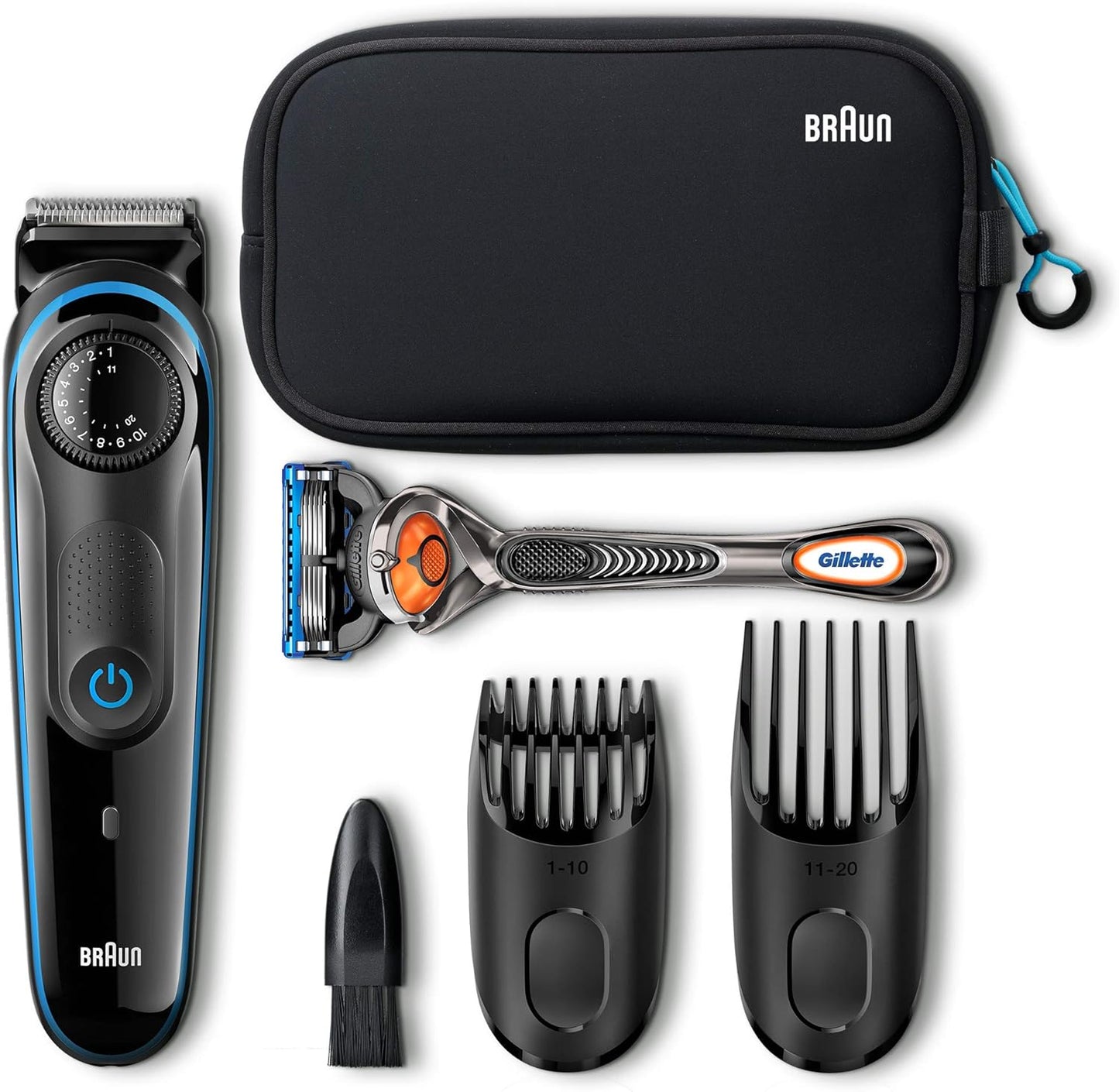 Braun Beard Trimmer BT3940TS - Ultimate Precision for 100% Control of Your Style